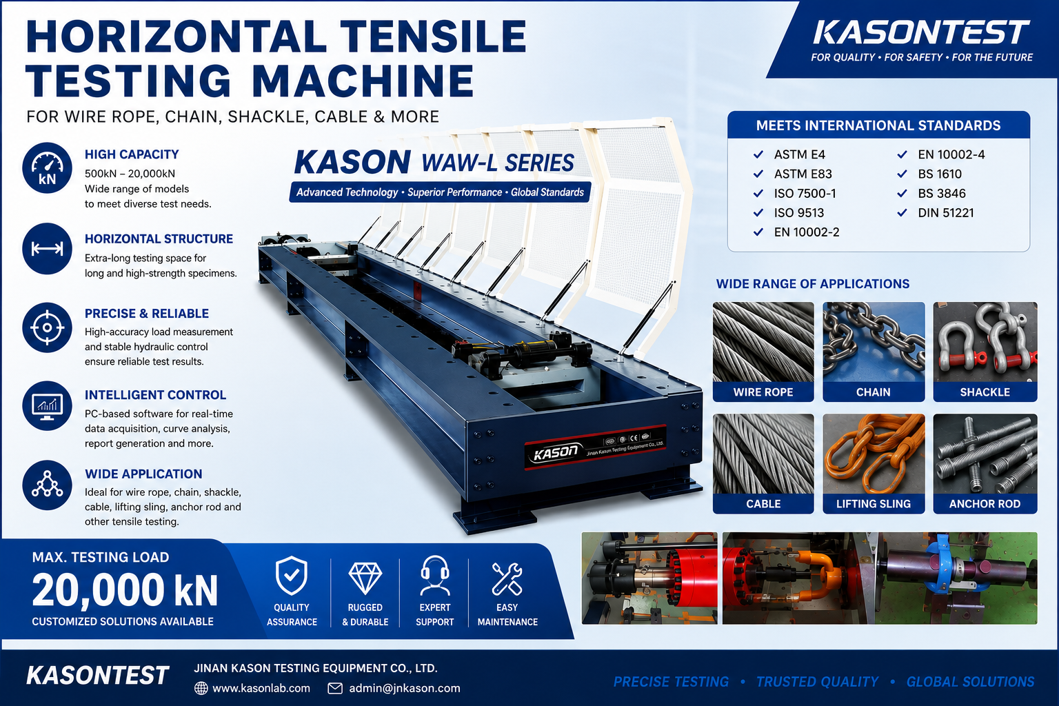 What Is a Horizontal Tensile Testing Machine? Core Functions & Matching Global Test Standards (ISO 527, ASTM A370, IEC 62219)