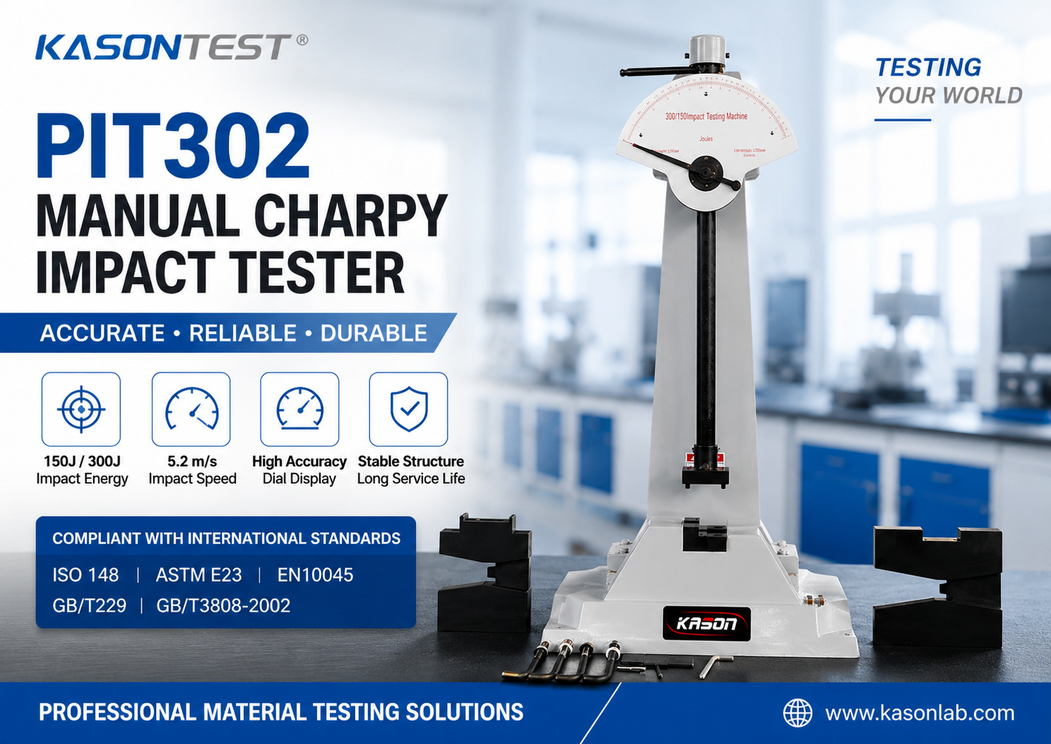 What Is a Manual Charpy Impact Testing Machine and Which Standards Does It Comply With?ISO 148 | ASTM E23