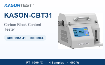 What Does the KASON-CBT31 Measure? &mdash; Carbon Black Content to GB/T 2951.41, ISO 6964 & GB/T 13021